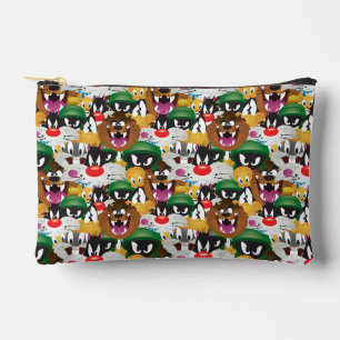 LOONEY TUNES™ Emoji-Muster Zubehörtasche