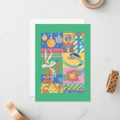 LOONEY TUNES™ | Freizeitspass Mitteilungskarte (Vorderseite/Rückseite Beispiel)