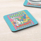 LOONEY TUNES™ | Frohe und helle Weihnachten Getränkeuntersetzer (Linke Seite)