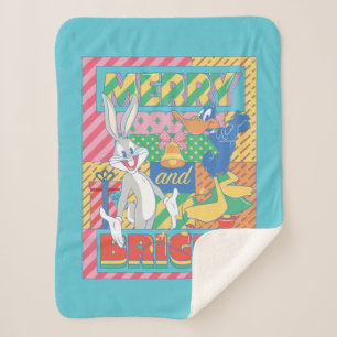 LOONEY TUNES™   Frohe und helle Weihnachten Sherpadecke