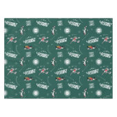 LOONEY TUNES™ Fußball-Playbook-Muster Tischdecke (Vorderseite (Horizontal))