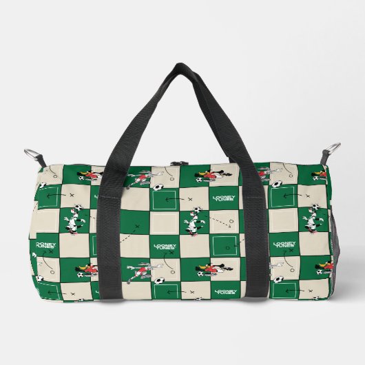 LOONEY TUNES™ Fußballrastermuster Duffle Bag (Vorderseite)