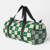 LOONEY TUNES™ Fußballrastermuster Duffle Bag (Rechte Ecke)