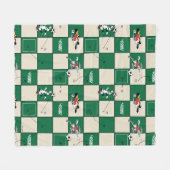 LOONEY TUNES™ Fußballrastermuster Fleecedecke (Vorderseite (Horizontal))