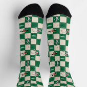 LOONEY TUNES™ Fußballrastermuster Socken (Oben)