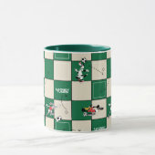 LOONEY TUNES™ Fußballrastermuster Tasse (Zentrum)