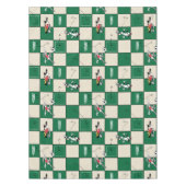 LOONEY TUNES™ Fußballrastermuster Tischdecke (Vorderseite)