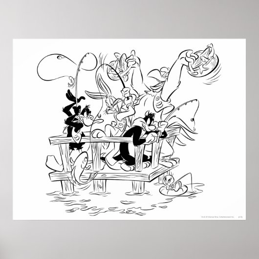 LOONEY TUNES™ Gone Fishing Poster (Vorne)