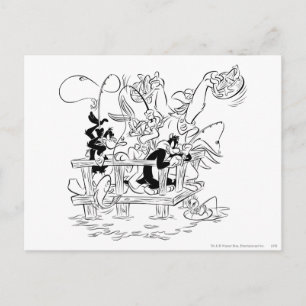LOONEY TUNES™ Gone Fishing Postkarte
