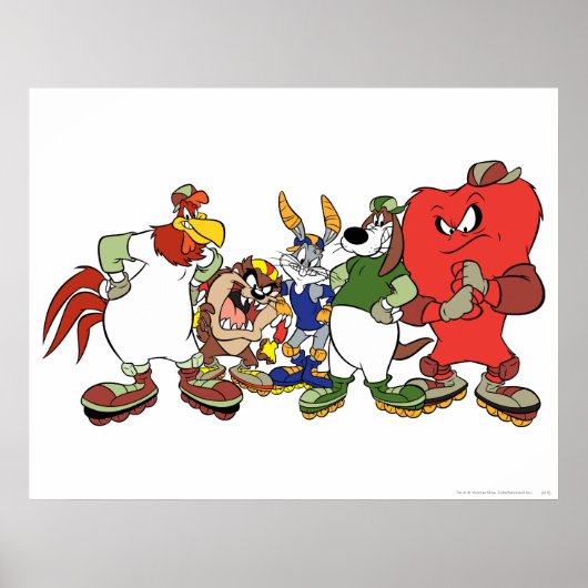 LOONEY TUNES™ Gruppe Baseball-Bild Poster (Vorne)