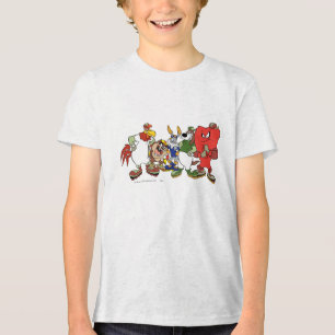 LOONEY TUNES™ Gruppe Rollerblade Picture Tri-Blend Shirt