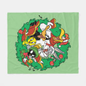 LOONEY TUNES™ Gruppe Weihnachtsbrand Fleecedecke (Vorderseite (Horizontal))