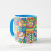 LOONEY TUNES™ | Happy Holidays Christmas Pattern Tasse (Vorderseite Links)