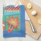 LOONEY TUNES™ | Happy Holidays Pattern Geschirrtuch (Viertel Falte)