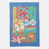 LOONEY TUNES™ | Happy Holidays Pattern Geschirrtuch (Vertikal)