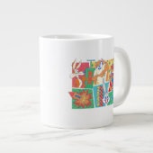 LOONEY TUNES™ | Happy Holidays Pattern Jumbo-Tasse (Vorderseite Rechts)