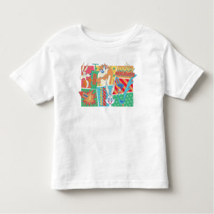 LOONEY TUNES™   Happy Holidays Pattern Kleinkind T-shirt