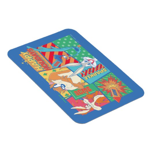 LOONEY TUNES™ | Happy Holidays Pattern Magnet (Rechte Seite)