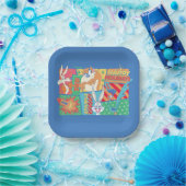 LOONEY TUNES™ | Happy Holidays Pattern Pappteller (Party)