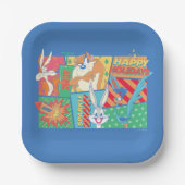 LOONEY TUNES™ | Happy Holidays Pattern Pappteller (Vorderseite)