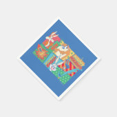 LOONEY TUNES™ | Happy Holidays Pattern Serviette (Ecke)