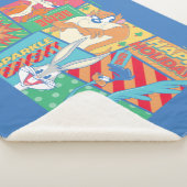 LOONEY TUNES™ | Happy Holidays Pattern Sherpadecke (3/4)