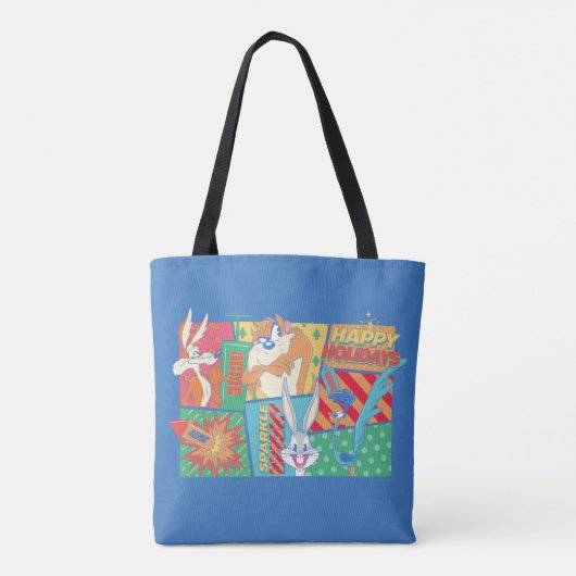 LOONEY TUNES™ | Happy Holidays Pattern Tasche (Rückseite)