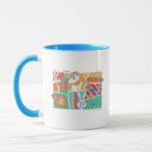 LOONEY TUNES™ | Happy Holidays Pattern Tasse (Links)