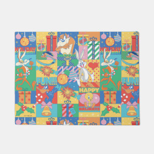 LOONEY TUNES™   Happy Holidays Weihnachtsmuster Fußmatte