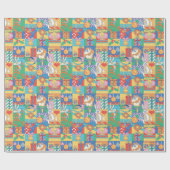 LOONEY TUNES™ | Happy Holidays Weihnachtsmuster Geschenkpapier (Flach)