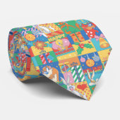 LOONEY TUNES™ | Happy Holidays Weihnachtsmuster Krawatte (Gerollt)