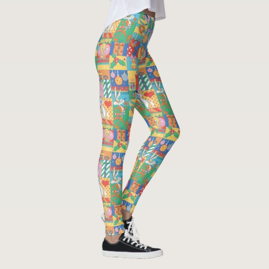 LOONEY TUNES™ | Happy Holidays Weihnachtsmuster Leggings (Rechts)