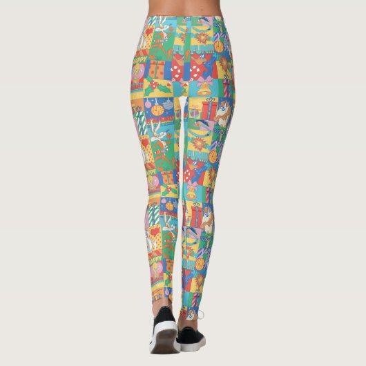 LOONEY TUNES™ | Happy Holidays Weihnachtsmuster Leggings (Rückseite)