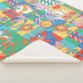 LOONEY TUNES™ | Happy Holidays Weihnachtsmuster Sherpadecke (3/4)