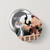 LOONEY TUNES™ Hasenjagd Button (Vorne & Hinten)