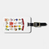 LOONEY TUNES™ Headshots Gepäckanhänger (Vorderseite horizontal)