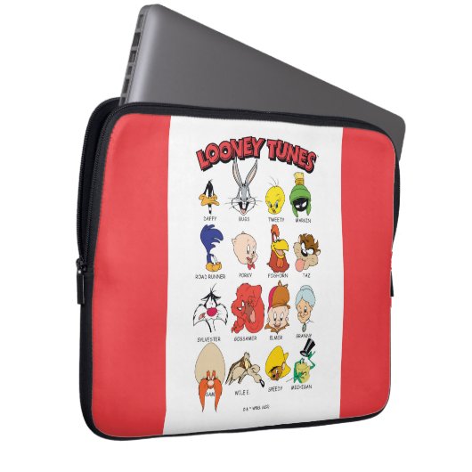 LOONEY TUNES™ Headshots Laptopschutzhülle (Vorne Rechts)