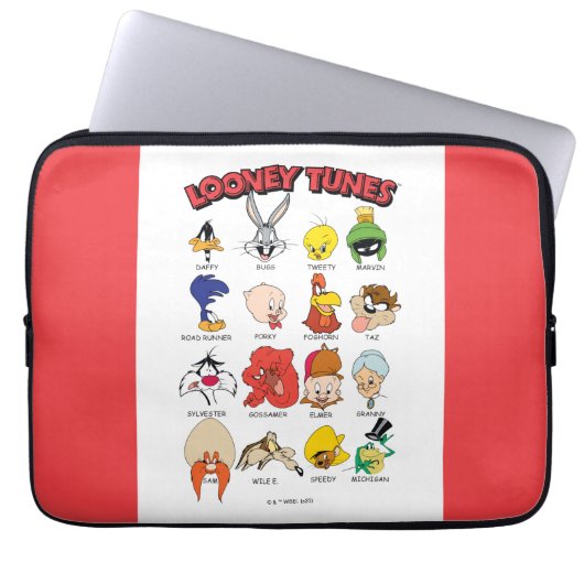 LOONEY TUNES™ Headshots Laptopschutzhülle (Vorderseite)