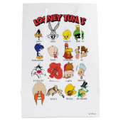 LOONEY TUNES™ Headshots Mittlere Geschenktüte (Rückseite)