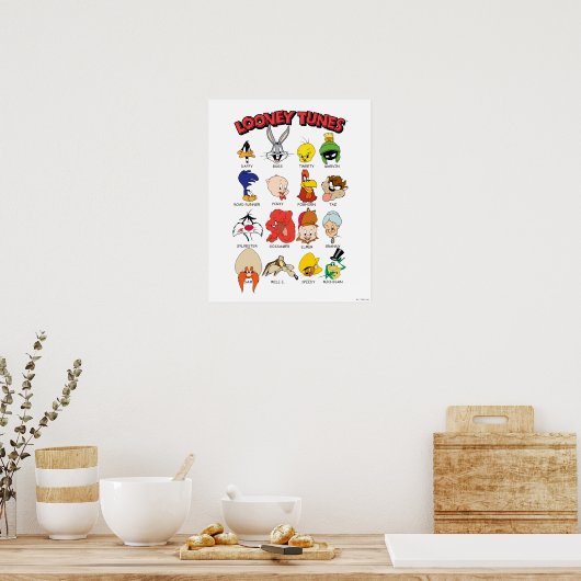 LOONEY TUNES™ Headshots Poster (Küche)