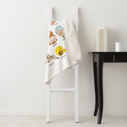 LOONEY TUNES™ Headshots Sherpadecke (Beispiel)