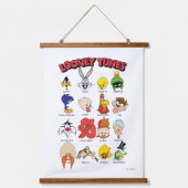 LOONEY TUNES™ Headshots Wandteppich Mit Holzrahmen (Vorderseite)