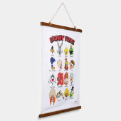LOONEY TUNES™ Headshots Wandteppich Mit Holzrahmen (Gewinkelt)