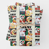 LOONEY TUNES™ Holiday Merry Mischief Geschenkpapier Set (Beispiel)