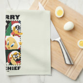 LOONEY TUNES™ Holiday Merry Mischief Geschirrtuch (Viertel Falte)