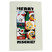 LOONEY TUNES™ Holiday Merry Mischief Mittlere Geschenktüte (Vorderseite)