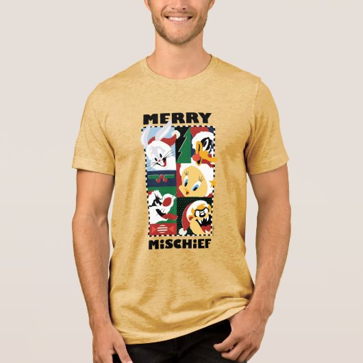 LOONEY TUNES™ Holiday Merry Mischief Tri-Blend Shirt (Vorderseite)