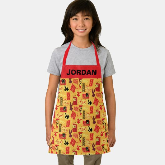 LOONEY TUNES™ | Jahr des Kaninchenmusters Schürze (Insitu)