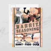 LOONEY TUNES™ Kaninchenseasoning Postkarte (Vorne/Hinten)