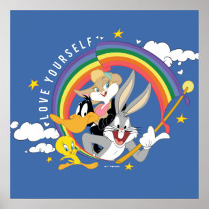 LOONEY TUNES™ - Liebe dich selbst: Pride-Abzeichen Poster